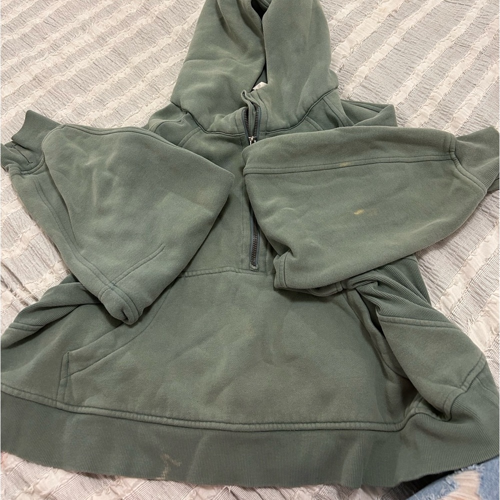 Lululemon quarter zip scuba hoodie